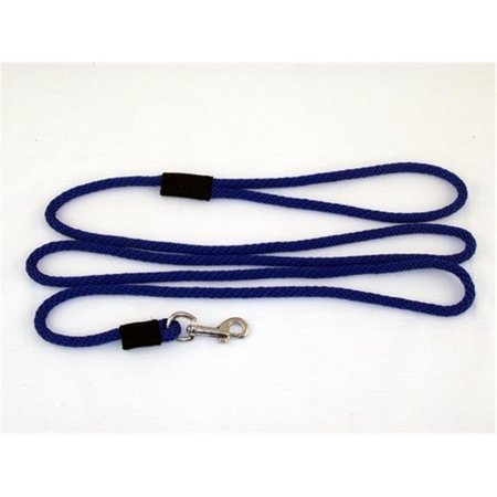 SOFT LINES Soft Lines P10406ROYALBLUE Small Dog Snap Leash 0.25 In. Diameter By 6 Ft. - Royal Blue P10406ROYALBLUE